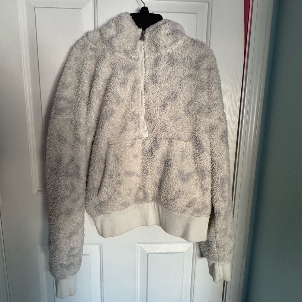 Calvin Klein Performance White Fleece Hoodie